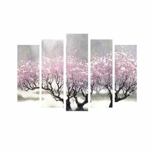 5dílný obraz na plátně Cherry Blossom