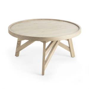 Konferenční stolek ze dřeva mindi La Forma Thais, ø 80 cm