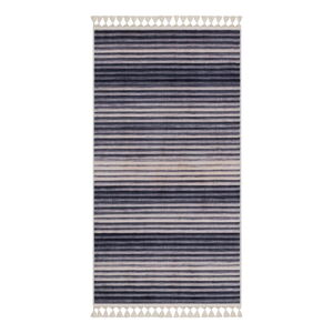 Šedo-béžový pratelný koberec běhoun 300x100 cm - Vitaus