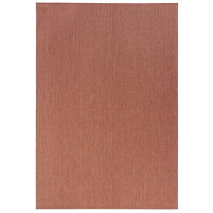 Koberec v terakotové barvě vhodný do exteriéru Bougari Match, 160 x 230 cm