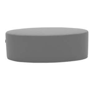 Světle šedý puf Softline Bon-Bon Valencia Grey, délka 60 cm
