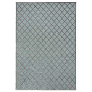 Šedo-modrý koberec Mint Rugs Shine Karro, 200 x 300 cm