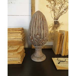 Dekorace z mangového dřeva Orchidea Milano Dario Big, ⌀ 16 cm