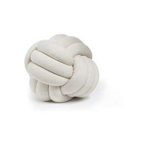 Světle béžový polštář Knot Decorative Cushion, ⌀ 30 cm