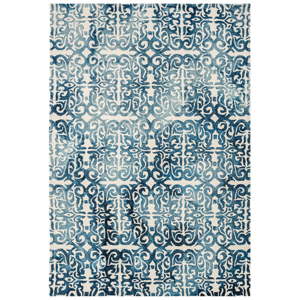Modrý koberec Asiatic Carpets Fresco, 200 x 300 cm