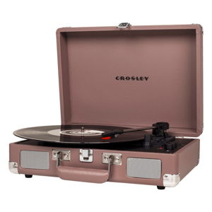 Růžový gramofón Crosley Cruiser Deluxe