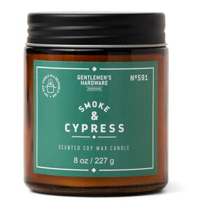 Vonná sojová svíčka doba hoření 48 h Smoke & Cypress – Gentlemen's Hardware