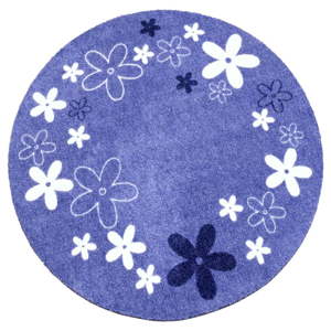 Dětský fialový koberec Zala Living Flower, ⌀ 100 cm