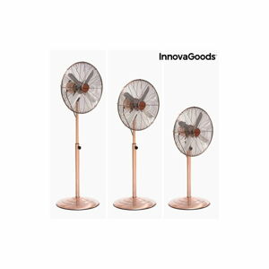 Nastavitelný ventilátor v měděné barvě InnovaGoods Retro