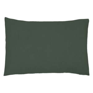 Sada 2 tmavě zelených povlaků na polštář z bavlněného perkálu L'Officiel Interiors Les Essentiels, 50 x 70 cm