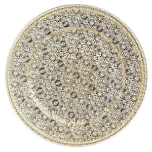 Plastový talíř ve zlaté barvě InArt, ⌀ 33 cm