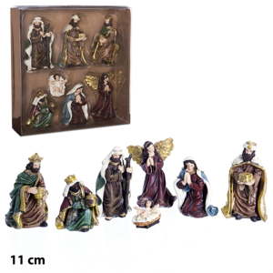 Sada 7 figurek v krabičce Unimasa Bethlehem Birth