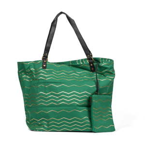 Zelená plážová taška Nina Beratti Ivanie Vert