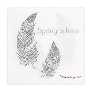 Sada 20 papírových ubrousků Bloomingville Spring, 25 x 25 cm