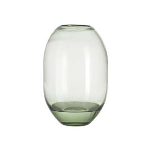 Zelená skleněná váza A Simple Mess Hedge, výška 29 cm