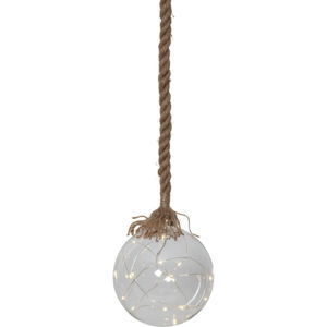 Závěsná světelná LED dekorace Star Trading Jutta, Ø 15 cm