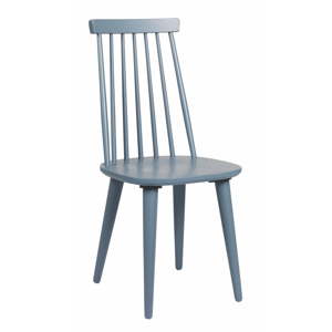 Modro-šedá jídelní židle ze dřeva kaučukovníku Rowico Lotta