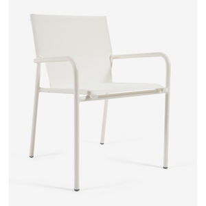 Bílá hliníková zahradní židle Kave Home Zaltana