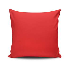 Červený polštář Sacha, 45 x 45 cm