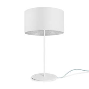 Bílá stolní lampa Sotto Luce MIKA Silver M, ⌀ 36 cm