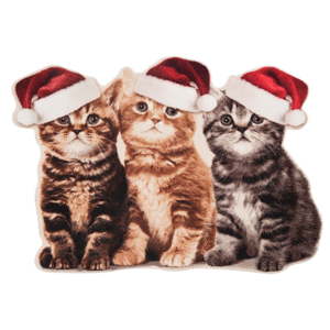 Rohožka Hanse Home Christmas Cats, 45 x 64 cm
