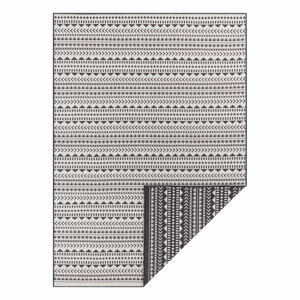 Černo-bílý venkovní koberec Ragami Kahira, 80 x 150 cm