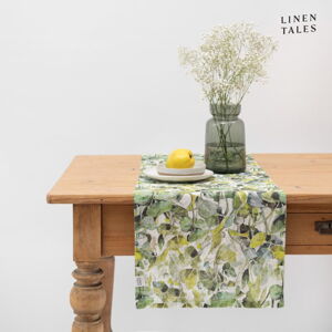 Lněný běhoun na stůl 40x200 cm Lotus – Linen Tales