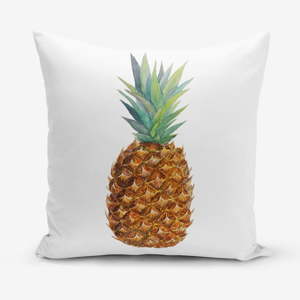 Povlak na polštář s příměsí bavlny s motivem ananasu Minimalist Cushion Covers Pine, 45 x 45 cm