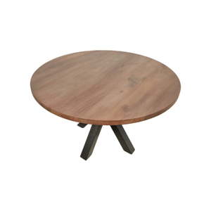 Kulatý jídelní stůl s deskou z mangového dřeva HMS collection, ⌀ 130 cm