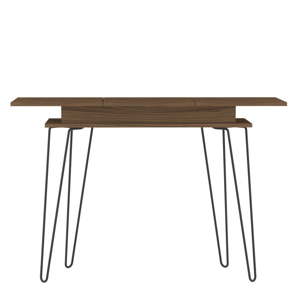 Tmavě hnědý konzolový stolek TemaHome Aero