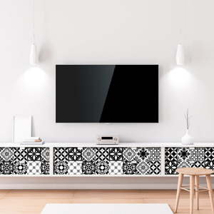 Sada 60 samolepek na nábytek Ambiance Tiles Stickers For Furniture Maria, 20 x 20 cm