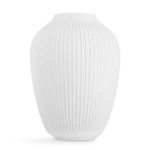 Bílá volně stojící kameninová váza Kähler Design Hammershoi, výška 50 cm