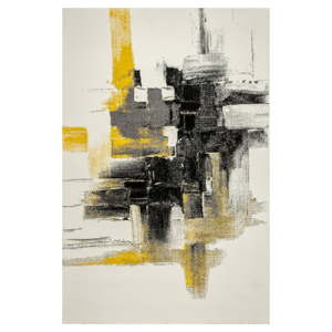 Koberec Eko Rugs Farbles Grey/Yellow, 120 x 180 cm