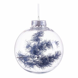 Vánoční ozdoba s tmavě modrými detaily Unimasa, ø 8 cm