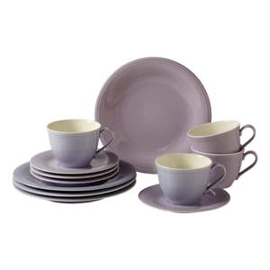 12dílný fialový porcelánový set nádobí na kávu Like by Villeroy & Boch Group