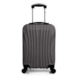 Tmavě šedý cestovní kufr na kolečkách Hero Moscou-e, 30 l