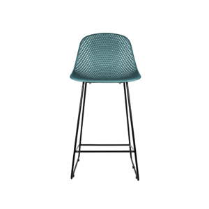 Modrá barová židle Leitmotiv Diamond Mesh