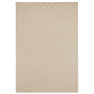 Krémový koberec Mint Rugs Shine Karro, 120 x 170 cm