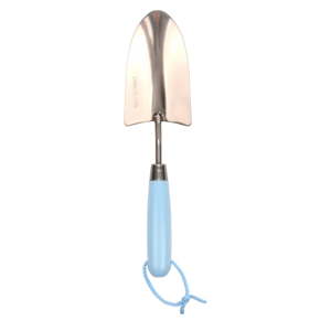 Světle modrá zahradnická lopatka Esschert Design Gardener, délka 31,9 cm
