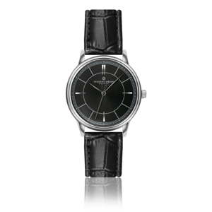 Unisex hodinky s černým páskem z pravé kůže Frederic Graff Makalu