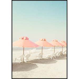 Plakát Imagioo Vintage Beach, 40 x 30 cm