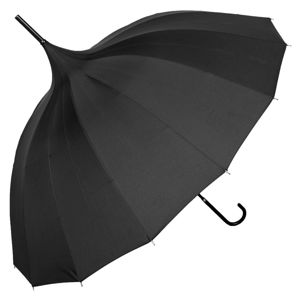 Černý holový deštník Ambiance Bebeig, ⌀ 90 cm