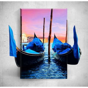 Nástěnný 3D obraz Mosticx Venice Boats, 40 x 60 cm