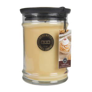 Svíčka ve skleněné dóze Bridgewater candle Company Vanilla Cream, doba hoření 140-160 hodin