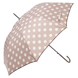 Deštník Ambiance Beige Dots, ⌀ 98 cm