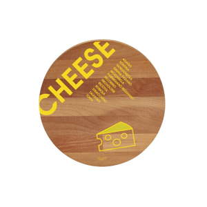 Prkénko z bukového dřeva Bisetti Cheese, ø 30 cm