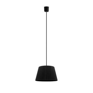 Černé závěsné svítidlo Sotto Luce KAMI, Ø 36 cm