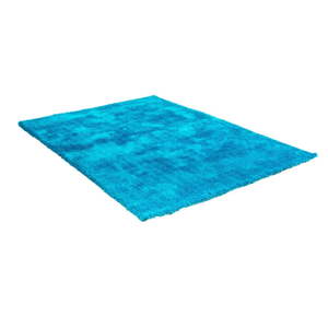 Modrý koberec s příměsí bavlny Cotex Donare, 90 x 160 cm