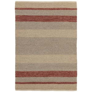 Hnědo-červený koberec Asiatic Carpets Fields, 160 x 230 cm
