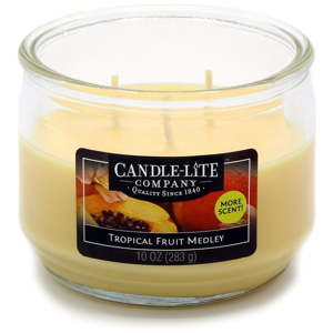 Vonná svíčka ve skle s vůní tropického ovoce Candle-Lite, doba hoření až 40 hodin